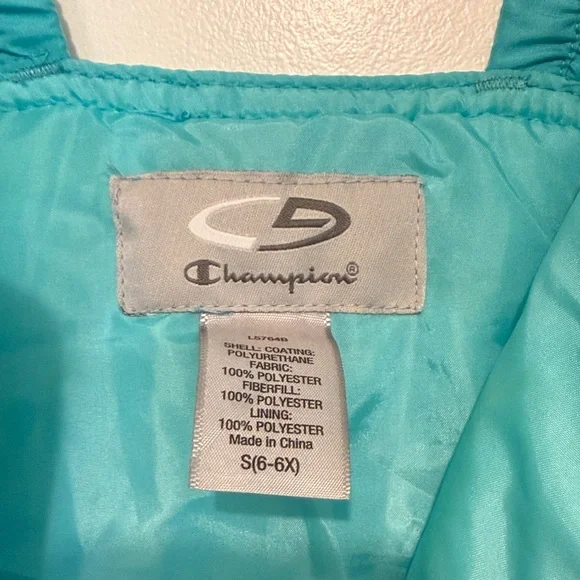 Kids Blue Snow Bib by Champion - Picture 3 of 8